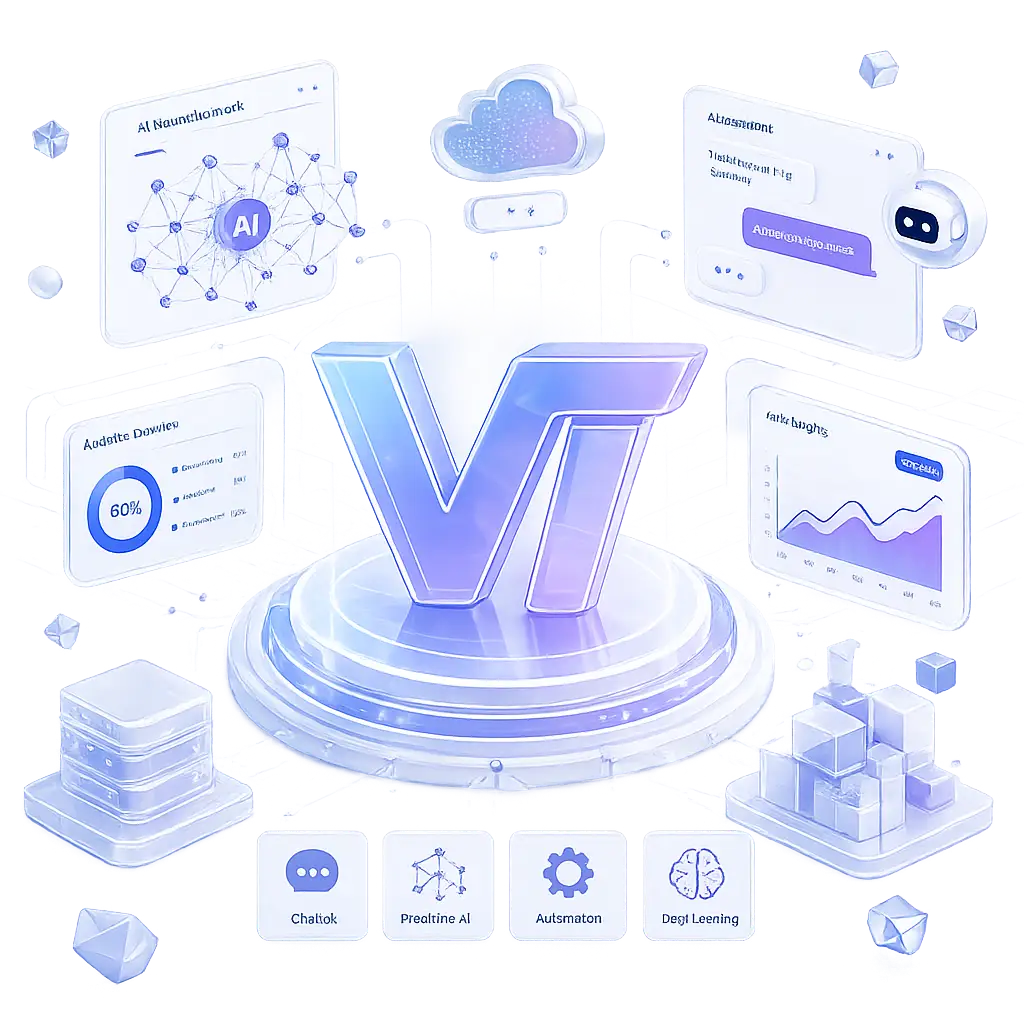 Vyro Technologies AI digital transformation illustration